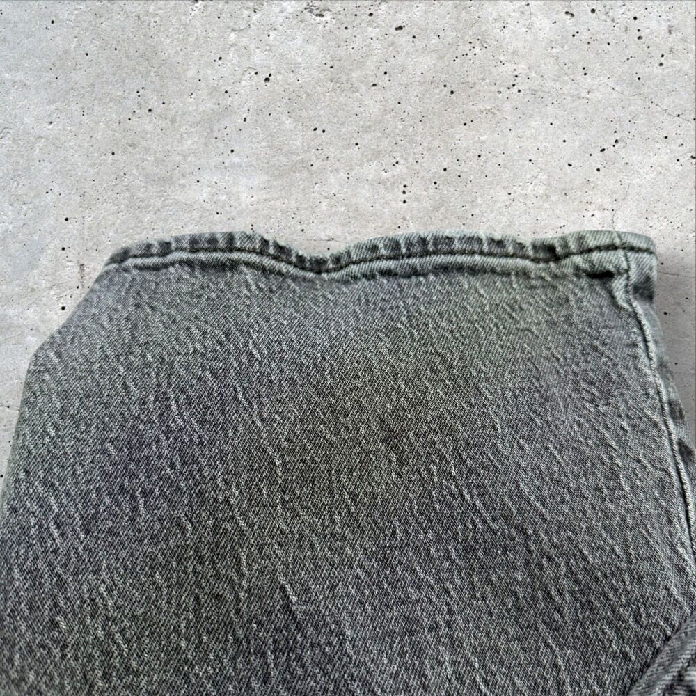 Levi’s 501 Original Fit Women's Jeans Gray Ribcage Straight Button Fly Size 30 - Picture 6 of 13